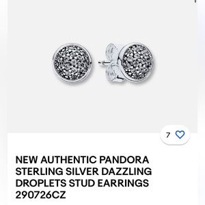NEW Pandora stud earings